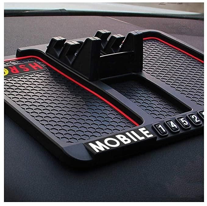 Anti-Slip Silicone Car Dashboard Phone & GPS Holder – Universal Fit