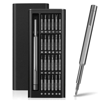 24-Piece Precision Screwdriver Set – Aluminium Handle | DIY & Repair Tool Kit