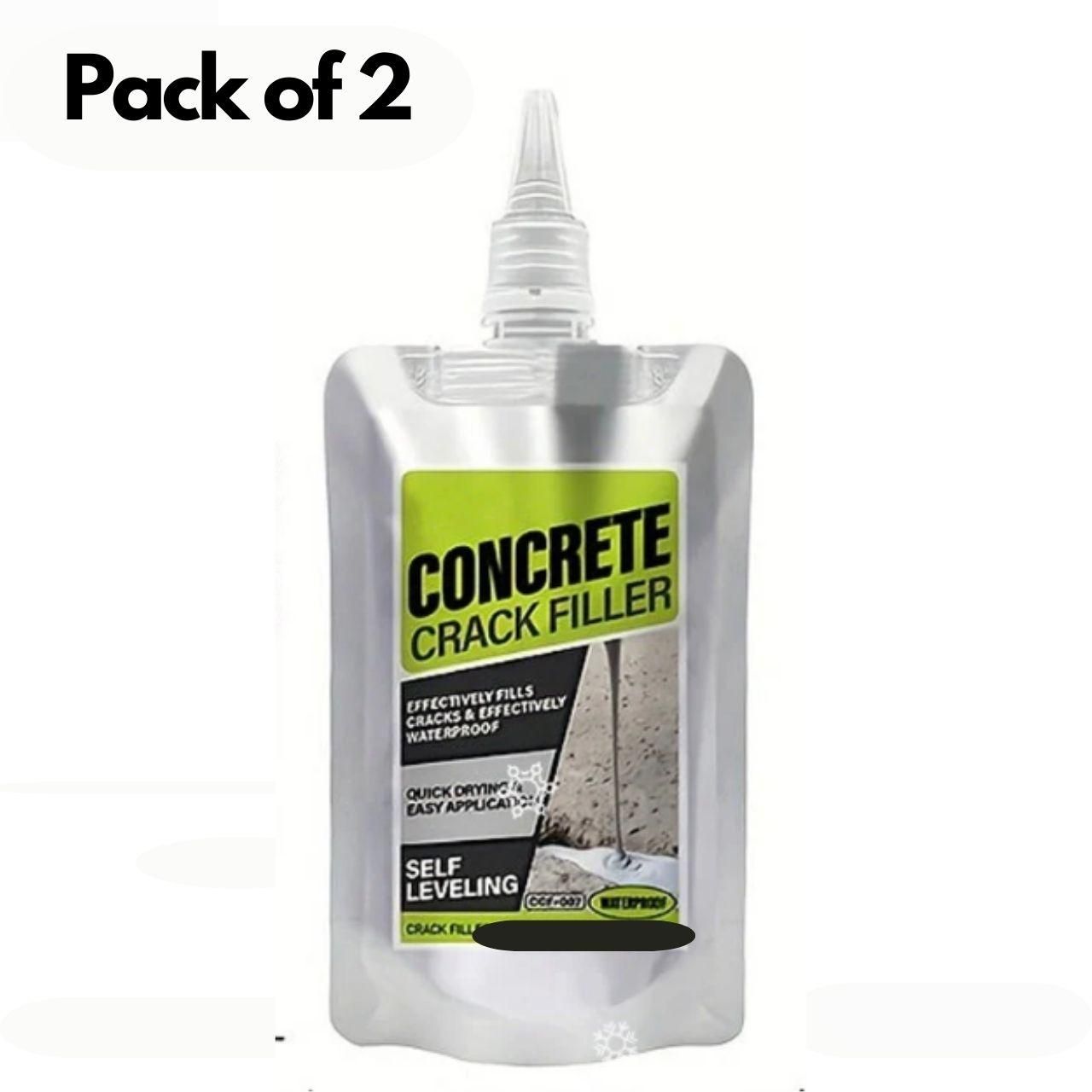 Concrete Crack Filler – Quick-Dry Waterproof Sealant | Pack of 2 (100ml Each)