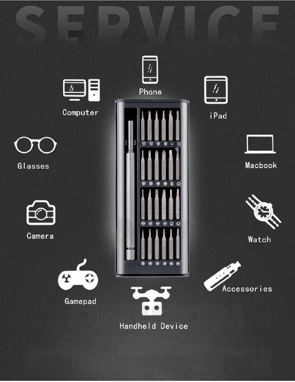 24-Piece Precision Screwdriver Set – Aluminium Handle | DIY & Repair Tool Kit