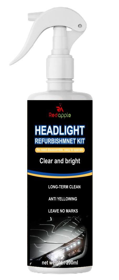 Headlight Restoration Spray – Clear Yellowed & Foggy Headlights | Pack of 2