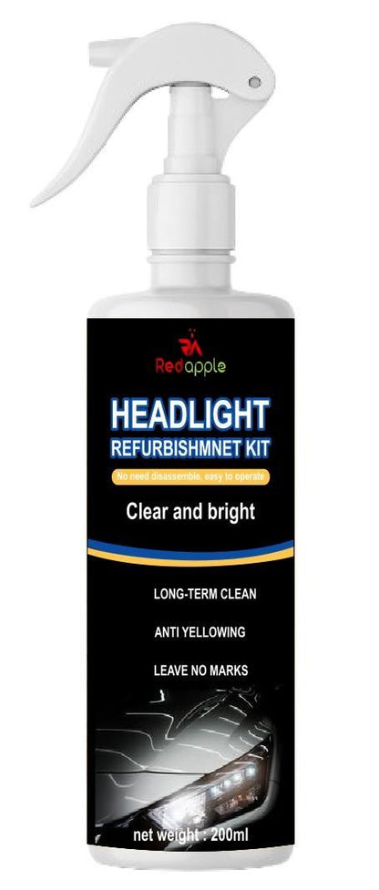 Headlight Restoration Spray – Clear Yellowed & Foggy Headlights | Pack of 2
