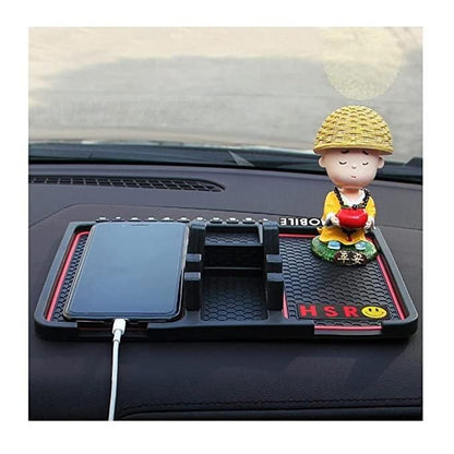 Anti-Slip Silicone Car Dashboard Phone & GPS Holder – Universal Fit
