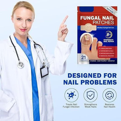 Nail Care Repair Patches – Pack of 2 (20 Pcs) | Nail Restoration & Strengthening