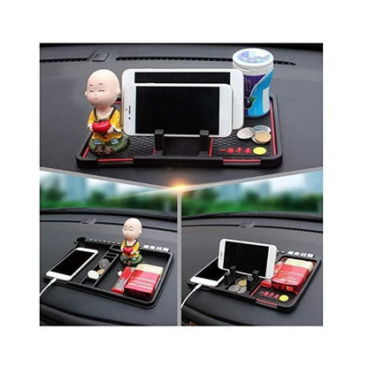 Anti-Slip Silicone Car Dashboard Phone & GPS Holder – Universal Fit