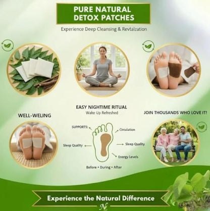 Herbal Giloy Foot Patches – Pack of 2 (20 Pcs) | Relaxation & Wellness Therapy