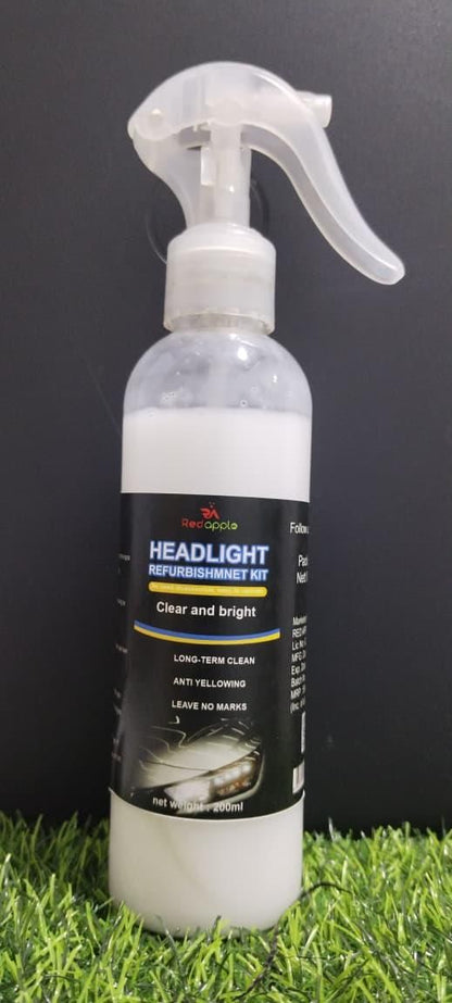 Headlight Restoration Spray – Clear Yellowed & Foggy Headlights | Pack of 2