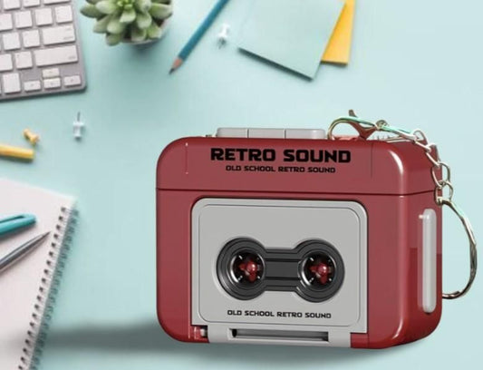 Retro Mini Microphone Keychain – Cute Sound Gadget | Unique Gift Idea