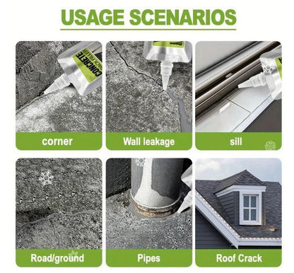 Concrete Crack Filler – Quick-Dry Waterproof Sealant | Pack of 2 (100ml Each)