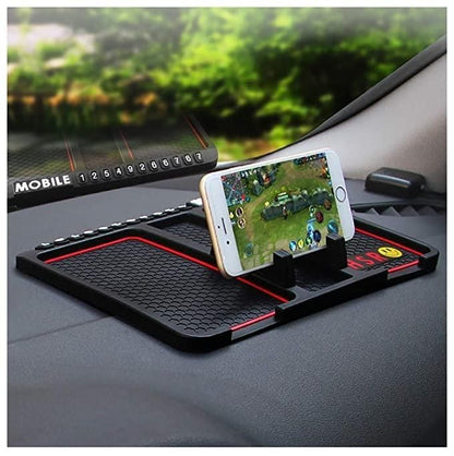 Anti-Slip Silicone Car Dashboard Phone & GPS Holder – Universal Fit