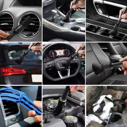 15 Pcs Car Cleaning Brush Kit – Complete Car Wash & Detailing Set