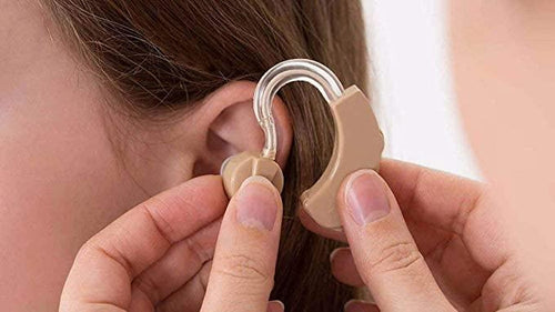 Ear Machine Hearing Booster – BTE Sound Amplifier with Adjustable Volume