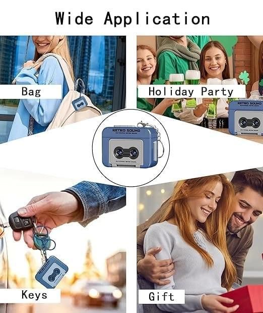 Retro Mini Microphone Keychain – Cute Sound Gadget | Unique Gift Idea