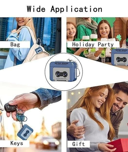Retro Mini Microphone Keychain – Cute Sound Gadget | Unique Gift Idea