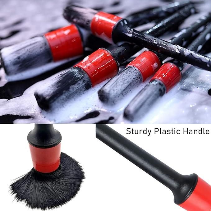 15 Pcs Car Cleaning Brush Kit – Complete Car Wash & Detailing Set
