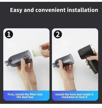 Portable Wireless Vacuum Suction Cleaner & Air Duster – 2-in-1 Cordless
