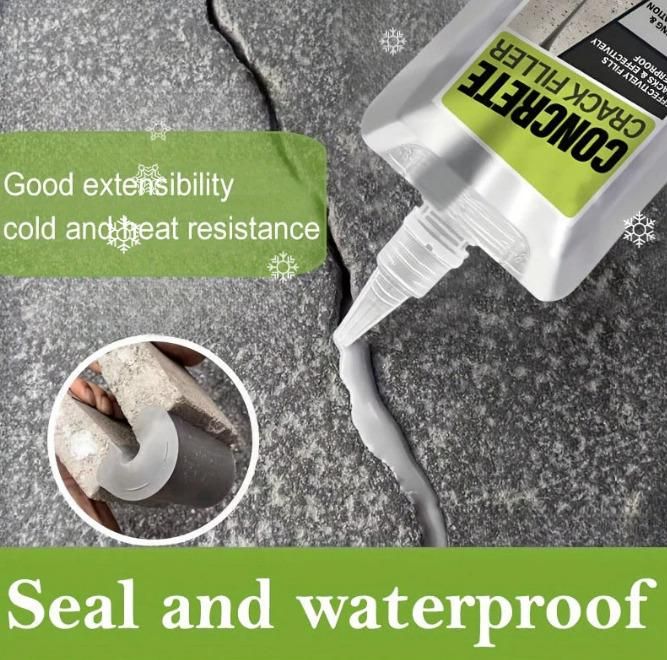 Concrete Crack Filler – Quick-Dry Waterproof Sealant | Pack of 2 (100ml Each)